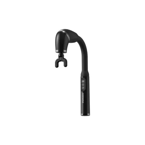 porodo lifestyle u shaped handle 4 head deep massager black