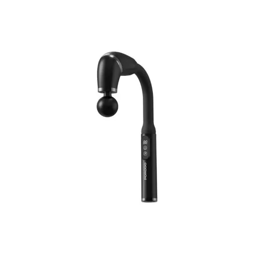 porodo lifestyle u shaped handle 4 head deep massager black