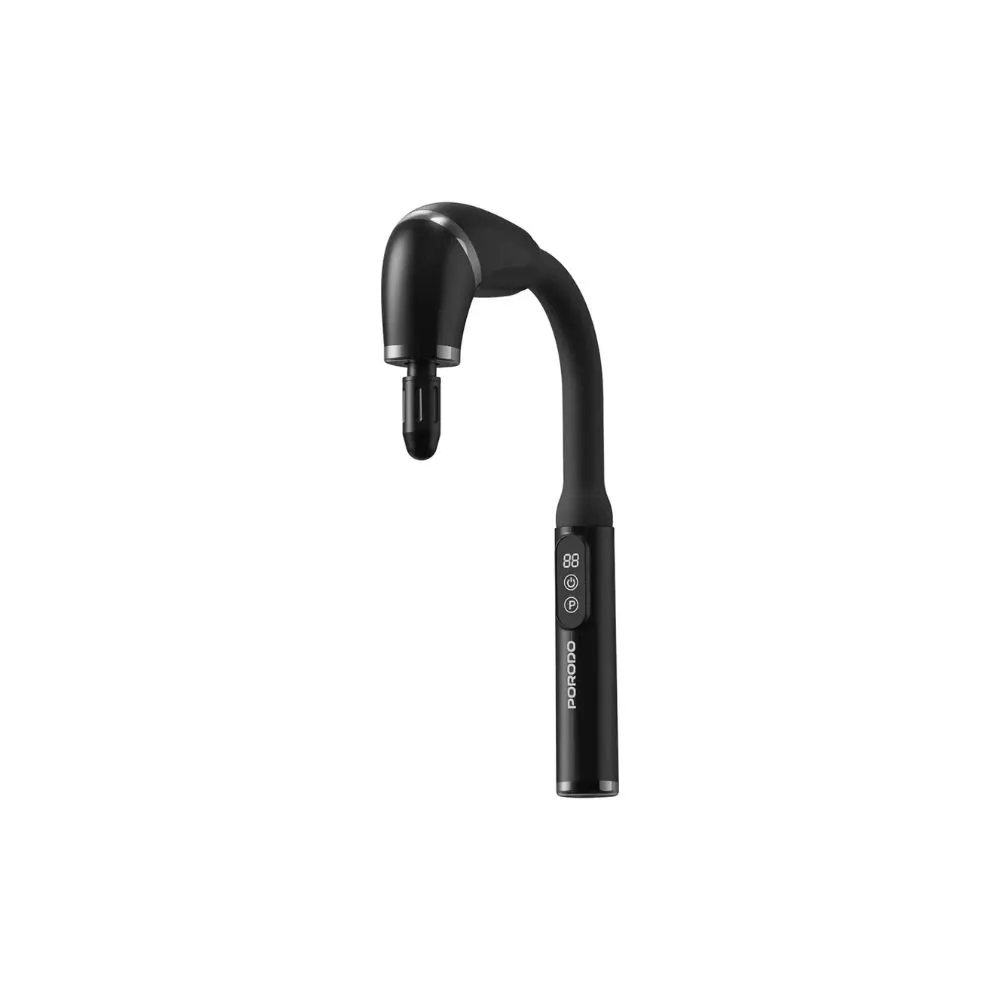 porodo lifestyle u shaped handle 4 head deep massager black