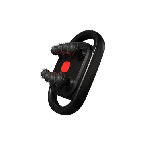 porodo lifestyle power pulse 8 head massage gun black