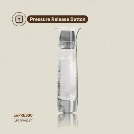 lepresso carbonator instant sparkling water 800ml black