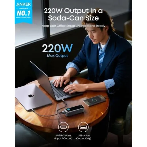 anker prime power bank (20k, 220w)