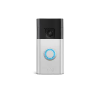 ring battery doorbell pro smart wi fi video doorbell – satin nickel