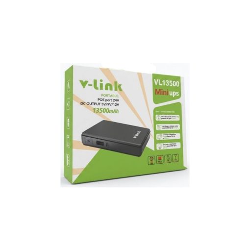 v link 13500mah mini ups for routers & 5v dc devices
