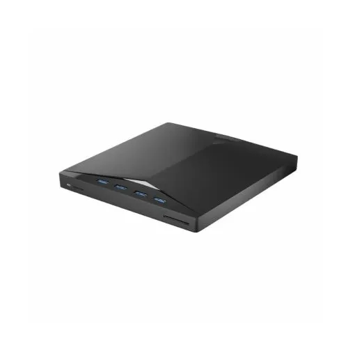heatz zy17 7 in 1 plug and play dvd drive & usb hub