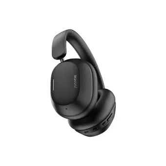 noise airwave max 5 wireless headphones | hybrid & adaptive anc (50db) | 80 hour playtime carbon black
