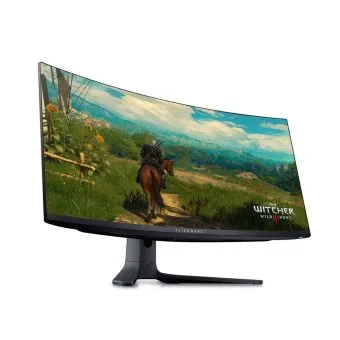 alienware aw3423dwf 34" wqhd 165hz 0.1ms qd oled curved frameless gaming monitor with amd freesync premium pro