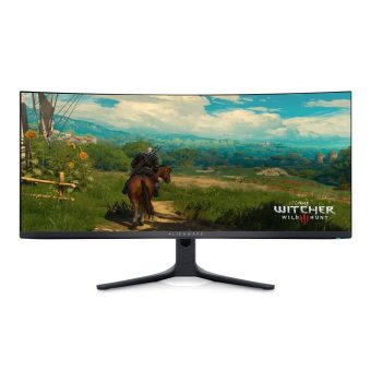 alienware aw3423dwf 34" wqhd 165hz 0.1ms qd oled curved frameless gaming monitor with amd freesync premium pro