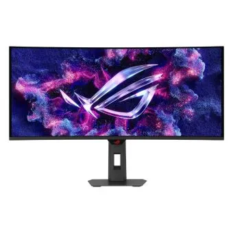 asus rog strix oled xg34wcdg 34" uwqhd 175hz 0.03ms qd oled curved professional gaming monitor with kvm switch & adaptive sync
