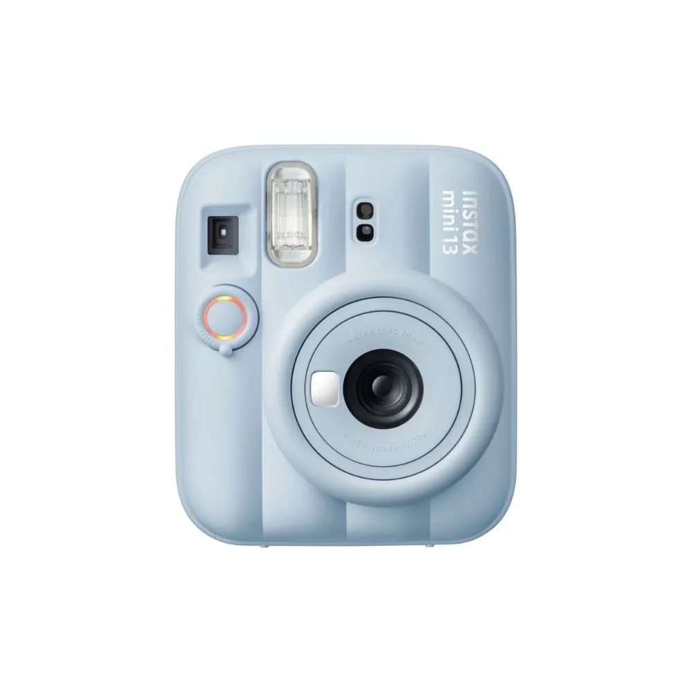 fujifilm instax mini 13 instant camera | built in self timer & selfie mirror | automatic exposure | twist to power lens system blue