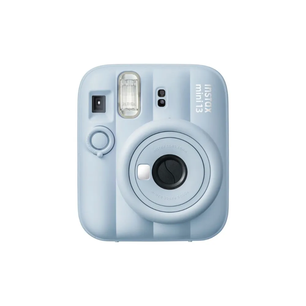 fujifilm instax mini 13 instant camera | built in self timer & selfie mirror | automatic exposure | twist to power lens system blue