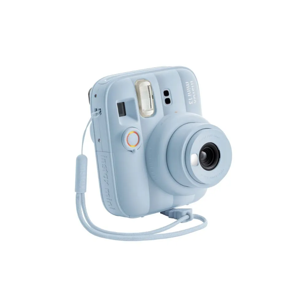 fujifilm instax mini 13 instant camera | built in self timer & selfie mirror | automatic exposure | twist to power lens system blue