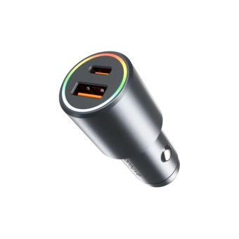 proove double energy plus 53w metal dual port car charger (usb + type c)