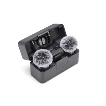 dji mic mini 2 (2 tx + 1 rx + charging case) – ultralight wireless microphone – 48 hour battery