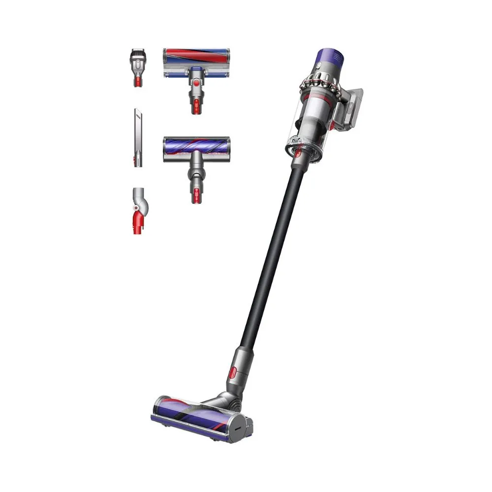dyson v10™ total clean cordless vacuum | 60 minute runtime | de tangling motorbar head | 2 cleaner heads & 3 tools