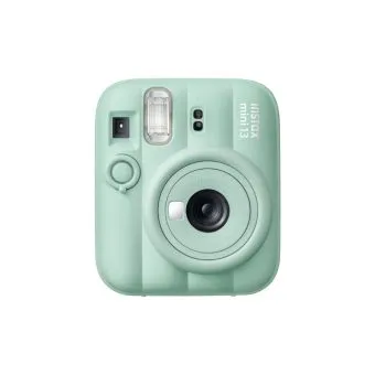 fujifilm instax mini 13 instant camera | built in self timer & selfie mirror | automatic exposure | twist to power lens system green