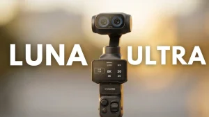 Insta360 Luna Ultra dual-lens pocket gimbal camera with detachable screen