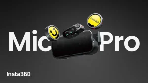 Insta360 Pro Advanced Wireless Microphone Mic Pro kit with E-Ink display
