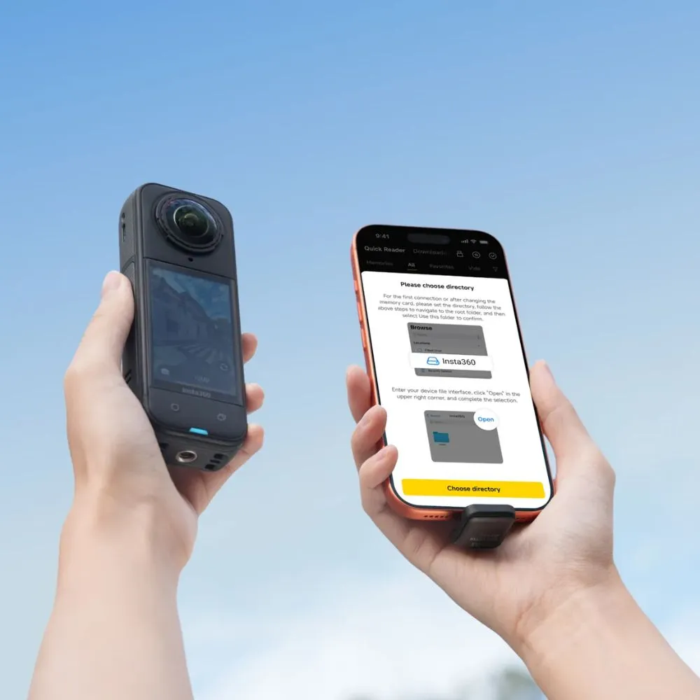 insta360 quick reader 512gb portable ssd (co developed with lexar)