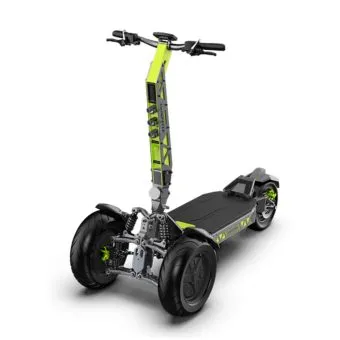 langfeite gt3 3 wheeler heavy duty electric tricycle scooter black