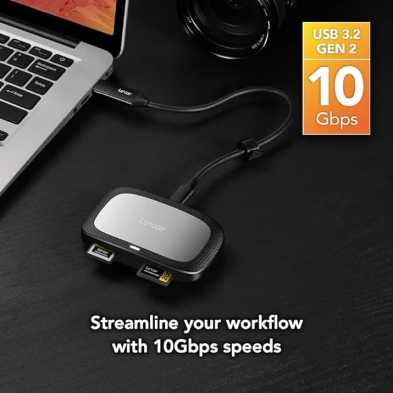 lexar professional cfexpress type a / sd usb 3.2 gen 2 reader (rw530)
