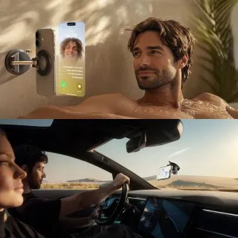 lisen a608 magnetic phone holder | black