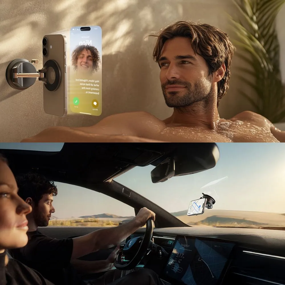 lisen a608 magnetic phone holder | black