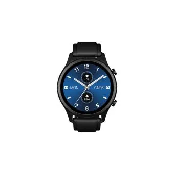 noisefit halo smartwatch premium | 1.43" amoled display | bluetooth calling classic black