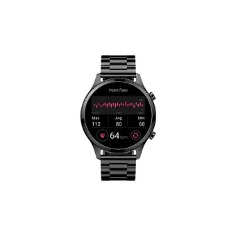 noisefit halo plus premium smartwatch | 1.46" amoled display | stainless steel elite build