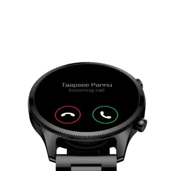 noisefit halo plus premium smartwatch | 1.46" amoled display | stainless steel elite build