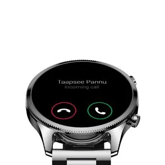 noisefit halo plus premium smartwatch | 1.46" amoled display | stainless steel elite build