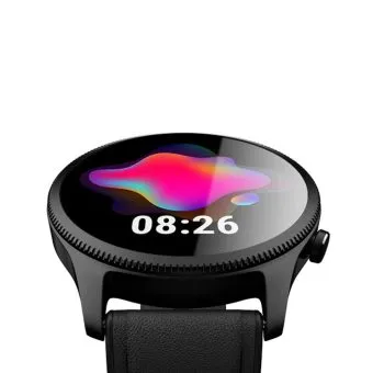 noisefit halo smartwatch premium | 1.43" amoled display | bluetooth calling classic black