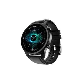 noisefit halo smartwatch premium | 1.43" amoled display | bluetooth calling classic black