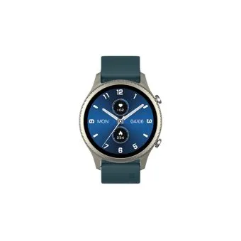 noisefit halo smartwatch premium | 1.43" amoled display | bluetooth calling classic black