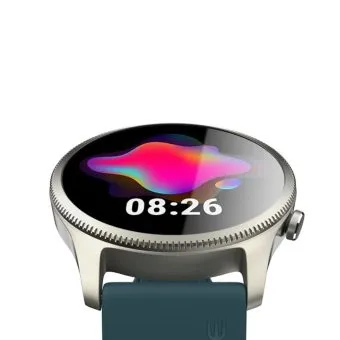 noisefit halo smartwatch premium | 1.43" amoled display | bluetooth calling classic black