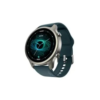 noisefit halo smartwatch premium | 1.43" amoled display | bluetooth calling classic black