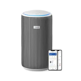 philips 1000 series air purifier for medium rooms (ac1711/90) 300 m³/h cadr nanoprotect hepa & active carbon vitashield virus defense aerasense diagnostics
