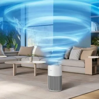 philips pureprotect quiet 2200 series smart air purifier (ac2220/10) 420 m³/h cadr nanoprotect hepa & active carbon 3 year filter life wifi connected