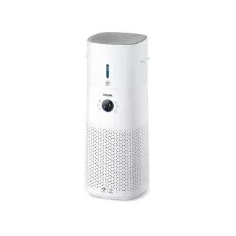 philips series 3000 2 in 1 air purifier & humidifier (ac3737/10) 505 m³/h cadr removes 99.97% particles & formaldehyde nanocloud humidity wifi connected