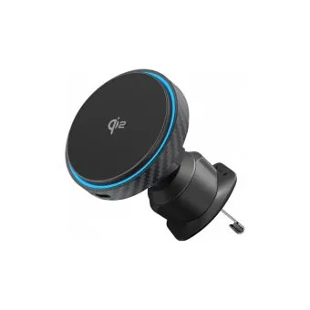 proove graphite circle qi2 15w magnetic car mount