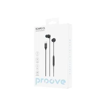 proove scape c1 wired earphones (type c)