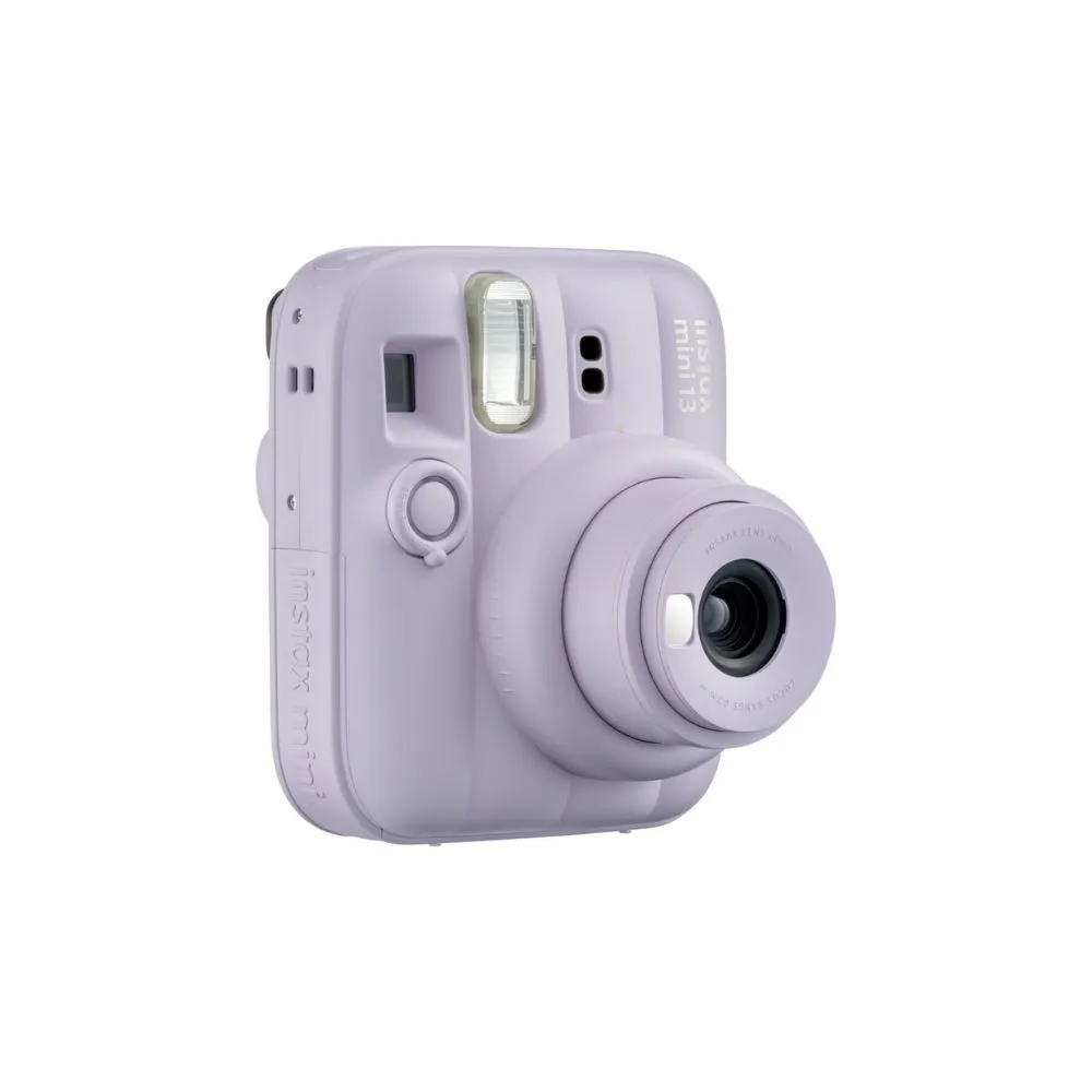 fujifilm instax mini 13 instant camera | built in self timer & selfie mirror | automatic exposure | twist to power lens system purple