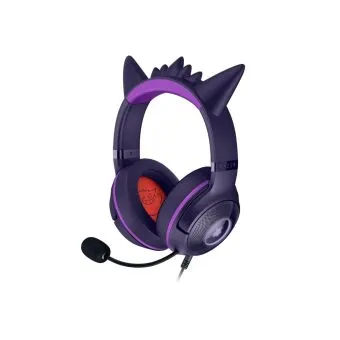 razer kraken kitty v2 wired usb gaming headset pokémon gengar edition