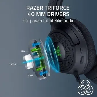razer kraken v4 x full size wired multi platform gaming headset black