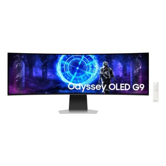 samsung odyssey oled g9 g95sd 49" dqhd 240hz 0.03ms curved smart gaming monitor with freesync premium pro
