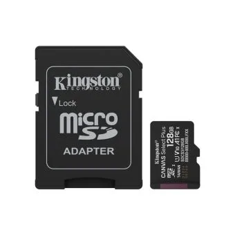 kingston canvas select plus high speed uhs i u1 a1 microsdxc memory card with sd adapter