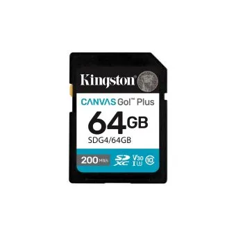 kingston canvas go! plus high speed uhs i u3 v30 sdxc memory card