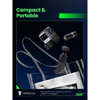 ugreen uno charger 65w – futuristic robot design – 3 port gan fast charging
