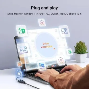 ugreen usb a to ethernet adapter (10/100 mbps)
