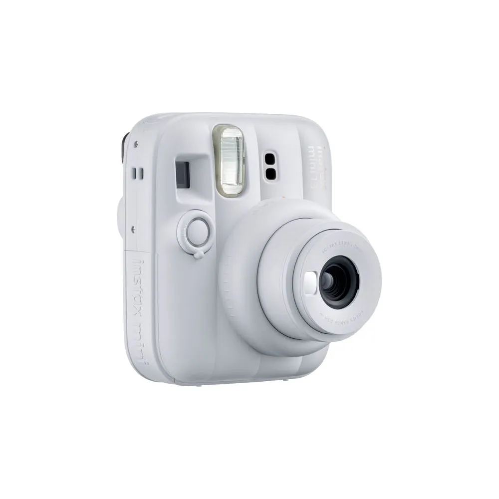 fujifilm instax mini 13 instant camera | built in self timer & selfie mirror | automatic exposure | twist to power lens system white